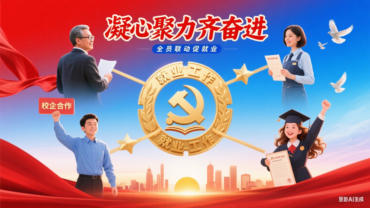 就业工作｜凝心聚力齐奋进～全员联动促就业
